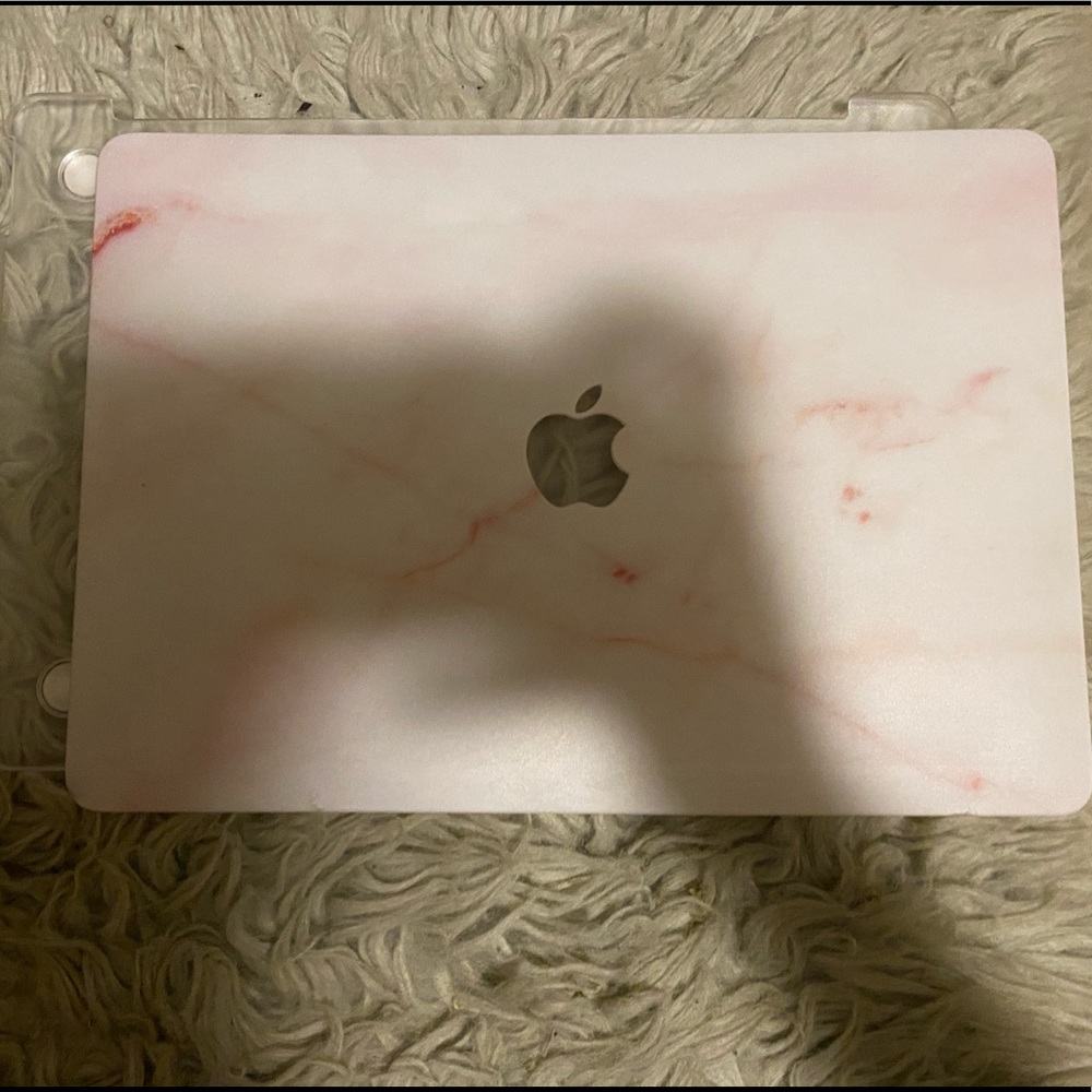 Pink marble Macbook Air 11 Cover